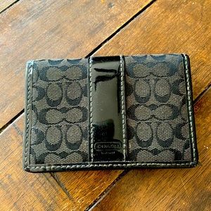 Black Coach wallet
